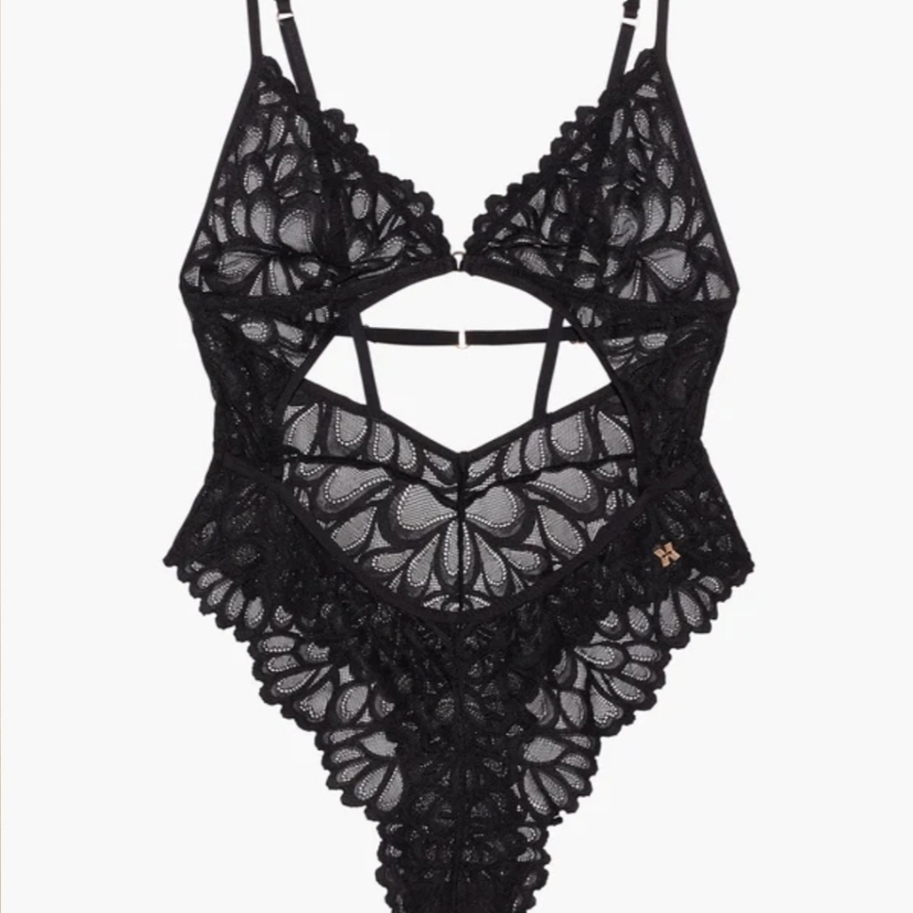 Savage X Fenty Savage Not Sorry Lace Bodysuit Set - Picture 4 of 14